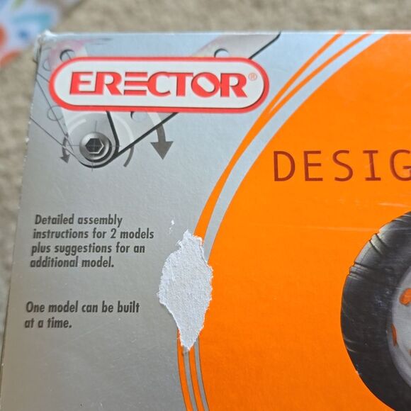 Erector Motorcycle Building Set #84 4700 – Builds 3 Models – Used, Incomplete - Picture 8 of 11